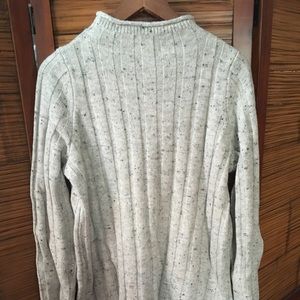 Madewell Donegal rolled mockneck sweater dress